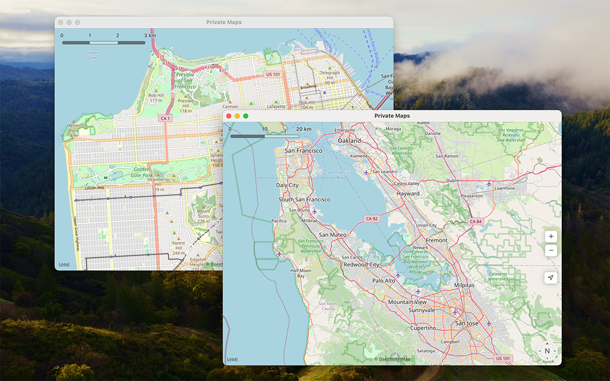 Private Maps on Mac